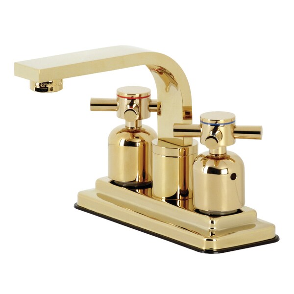 KB8462DX Concord 4" Centerset Bathroom Faucet, Polished Brass